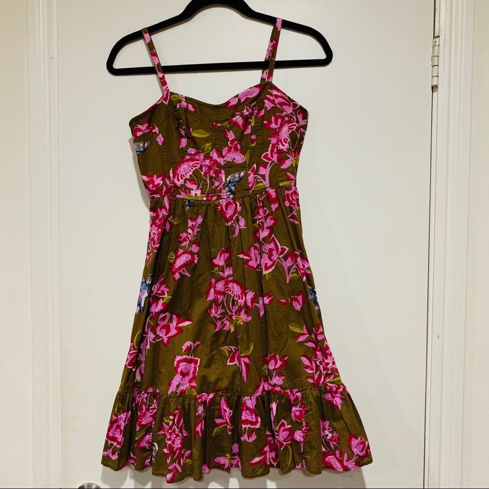 French Connection floral butterfly dress